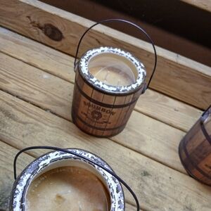 Rustic Brown Candle Holder